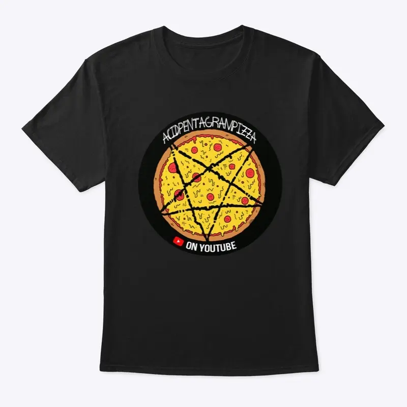 AcidPentagramPizza Logo Tee